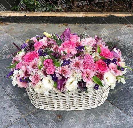 خرید بدون واسطه سبد گل تبریک درجه یک