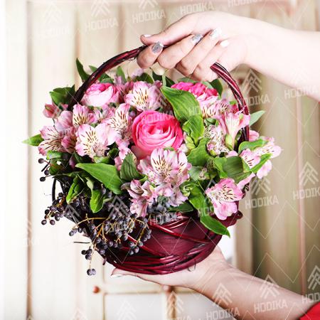 انواع سایز های سبد گل