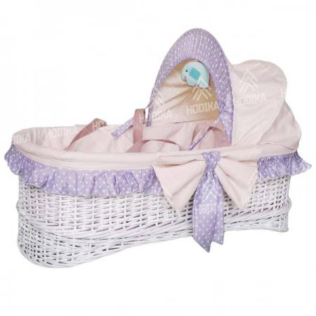 انواع سبد حصیری نوزاد