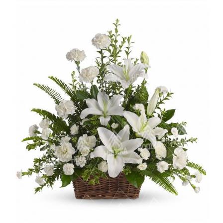 چگونگی ترکیب گل ‌های مورد استفاده در سبد گل