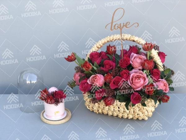 عمده فروشی سبد گل تولد