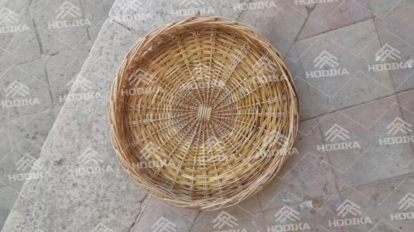 مشخصات سبد رخت چرک کوچک حصیری رنگی