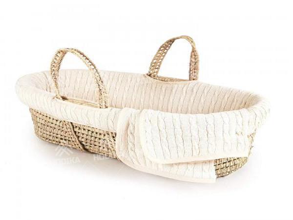 انواع سبد حصیری نوزاد