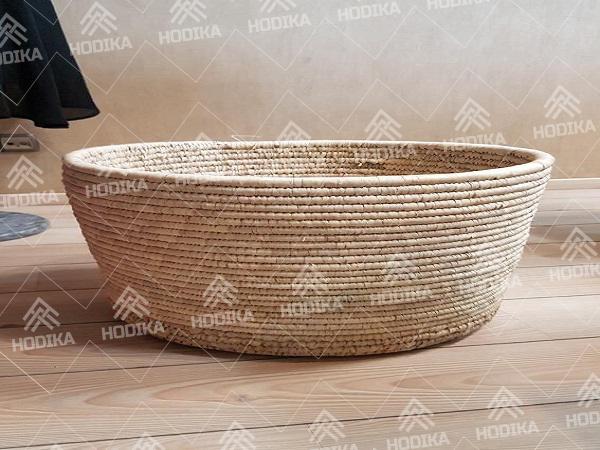 سبد رخت چرک مدل چرمی هاشور