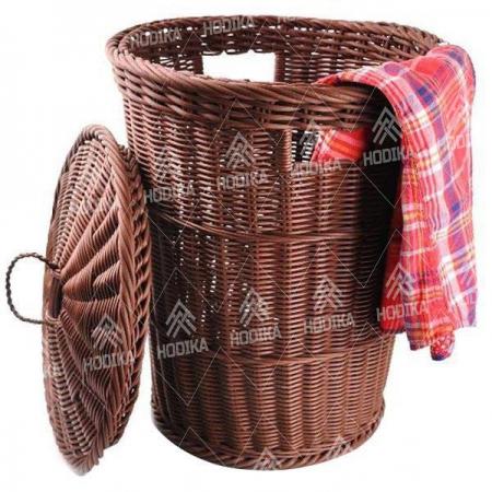 فروش عمده سبد حصیری استوانه ای