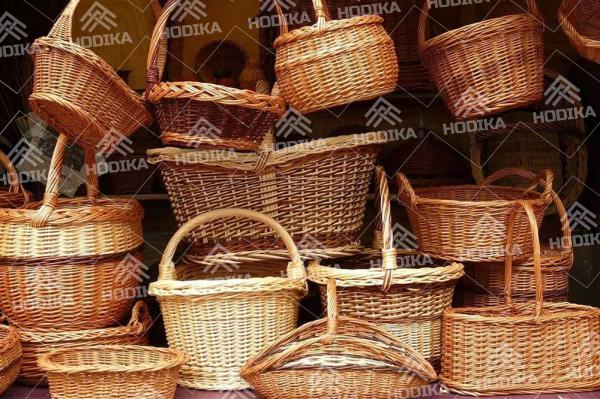 قیمت سبد حصیری پایه دار با کیفیت