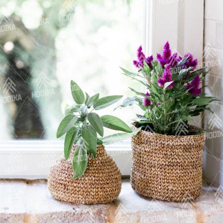 قیمت فروش گلدان حصیری دکوری با بالاترین کیفیت