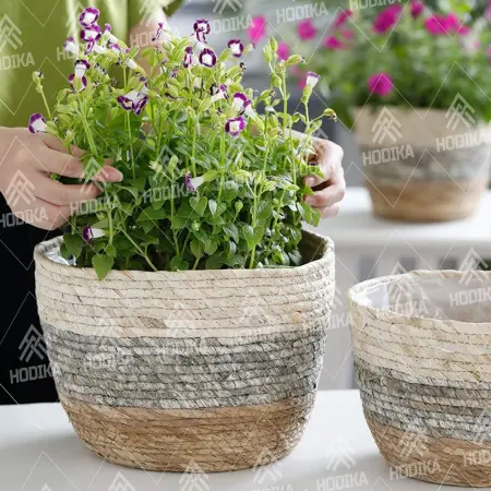 بهره گیری از تمام ظرفیت ها برای صادرات گلدان حصیری