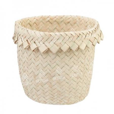 قیمت کاور حصیری گلدان گرد کوچک 20 سانتی در بازار