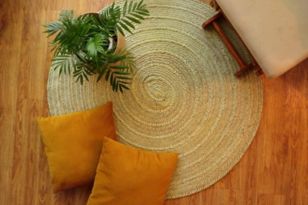 ارائه ی سفره حصیری ساده و رنگی با بهترین کیفیت