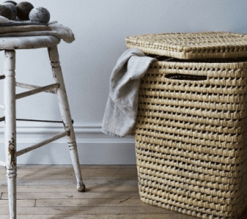 انتخاب بهترین مدل سبد رخت چرک حصیری