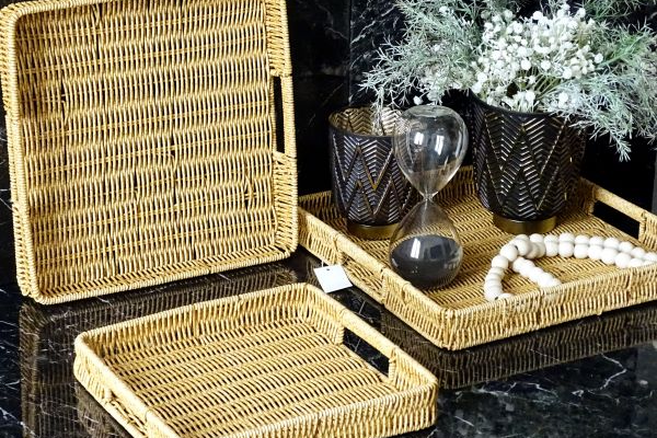 تولید عمده سینی حصیری بزرگ با قیمت رقابتی در بازار