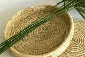 سینی حصیری با تنوع رنگی و کیفیت برتر